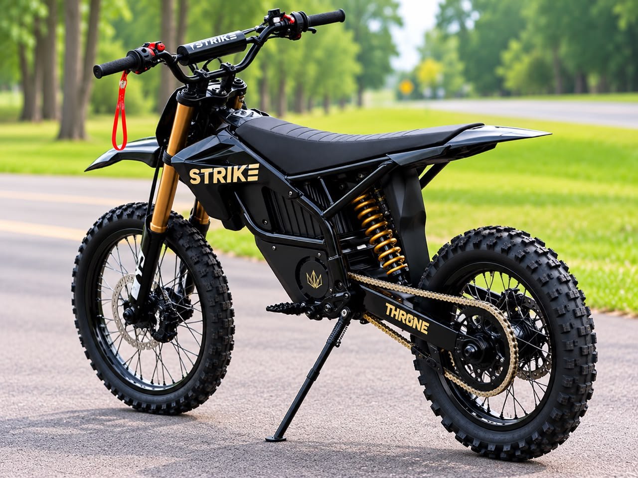 2026 Throne Strike Shadow 72V Electric Dirt Bike - Image 4