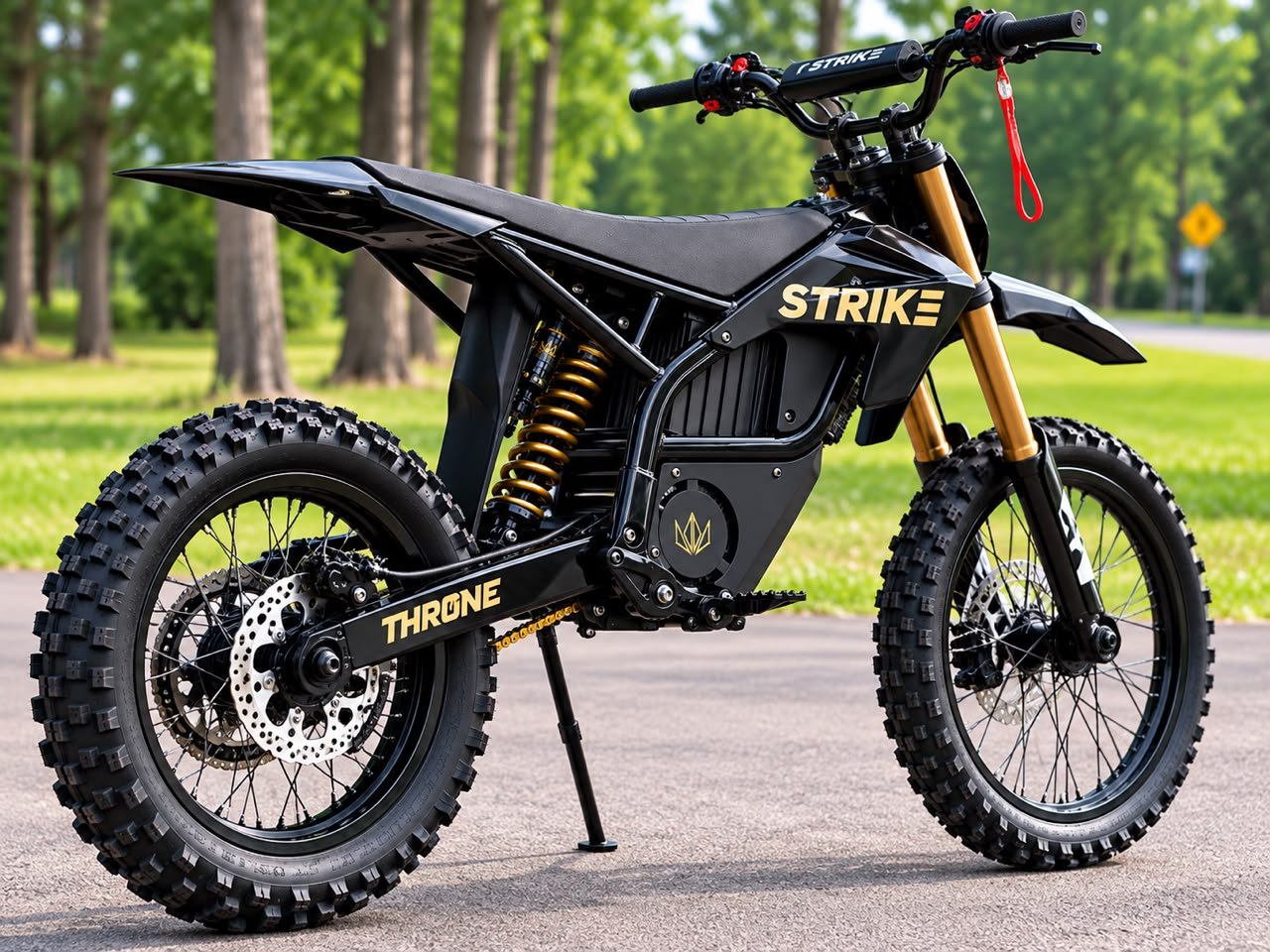 2026 Throne Strike Shadow 72V Electric Dirt Bike - Image 3